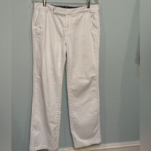 FINAL ❤️ Kristin Davis straight leg white jeans Size 8